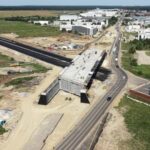 VIDEO | Cum se vede Lotul 3 din A0 Nord din dronă. Stadiul lucrărilor la 1 august