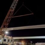 VIDEO | A fost montată ultima grindă de beton de pe Autostrada A0