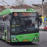Stația Berzei troleibuz 85
