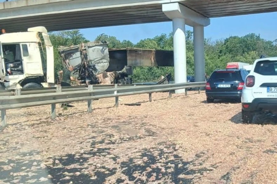 Traficul blocat pe Autostrada A1