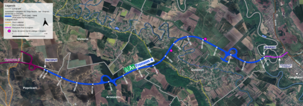Lotul 4 din Autostrada Unirii. Foto: CNIR