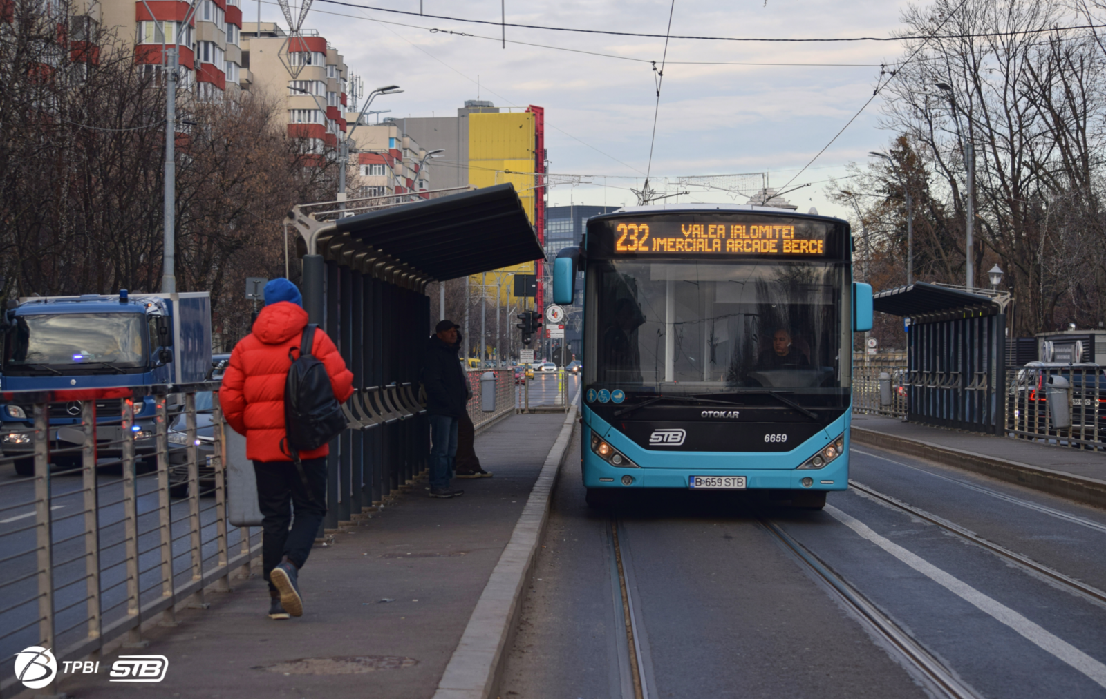 Lucrările la pasajul rutier peste Șoseaua Berceni modifică traseele a două linii STB la începutul săptămânii viitoare | FOTO: TPBI