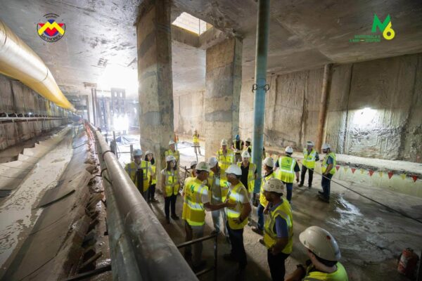 M6 Otopeni | Structura de rezistență pe secțiunea sud este aproape gata. „Sfânta Maria” mai are sub 500 de metri până la stația Expoziției | FOTO: Metrorex