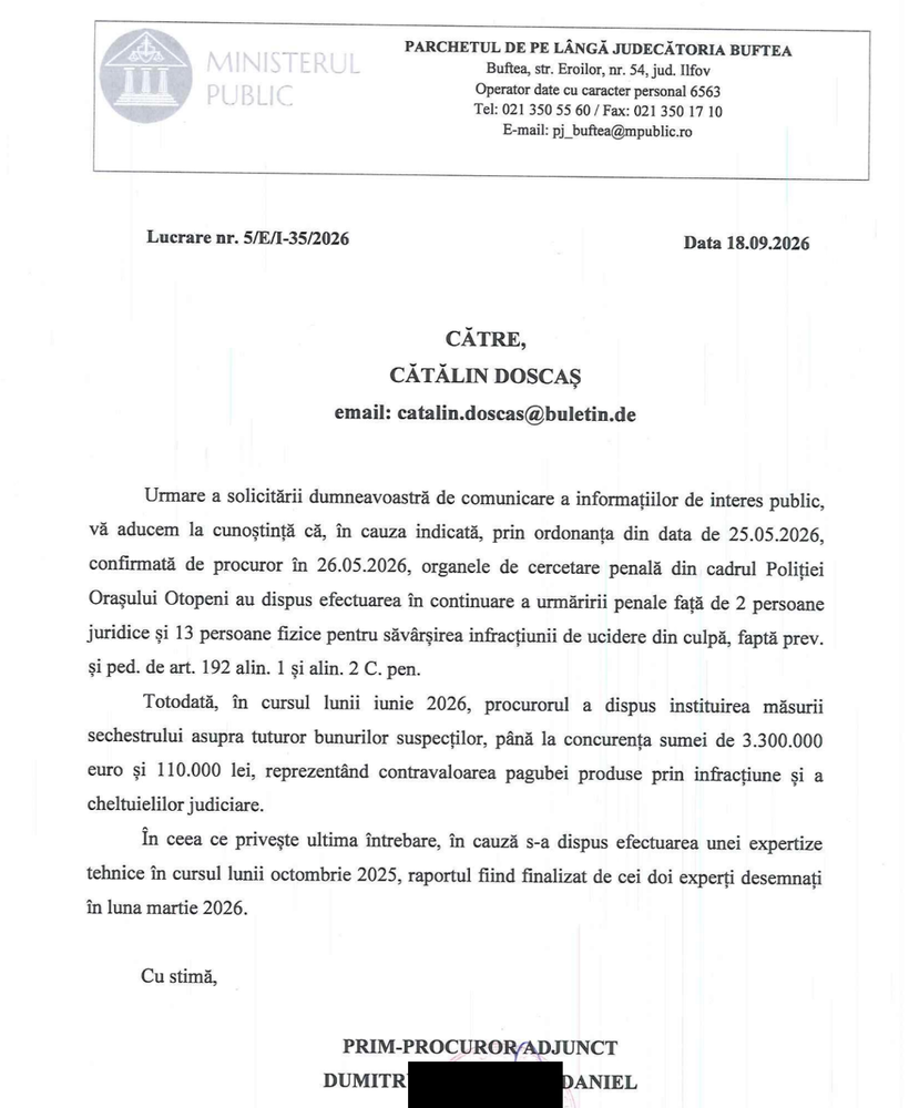 dosarul acoperișului smuls