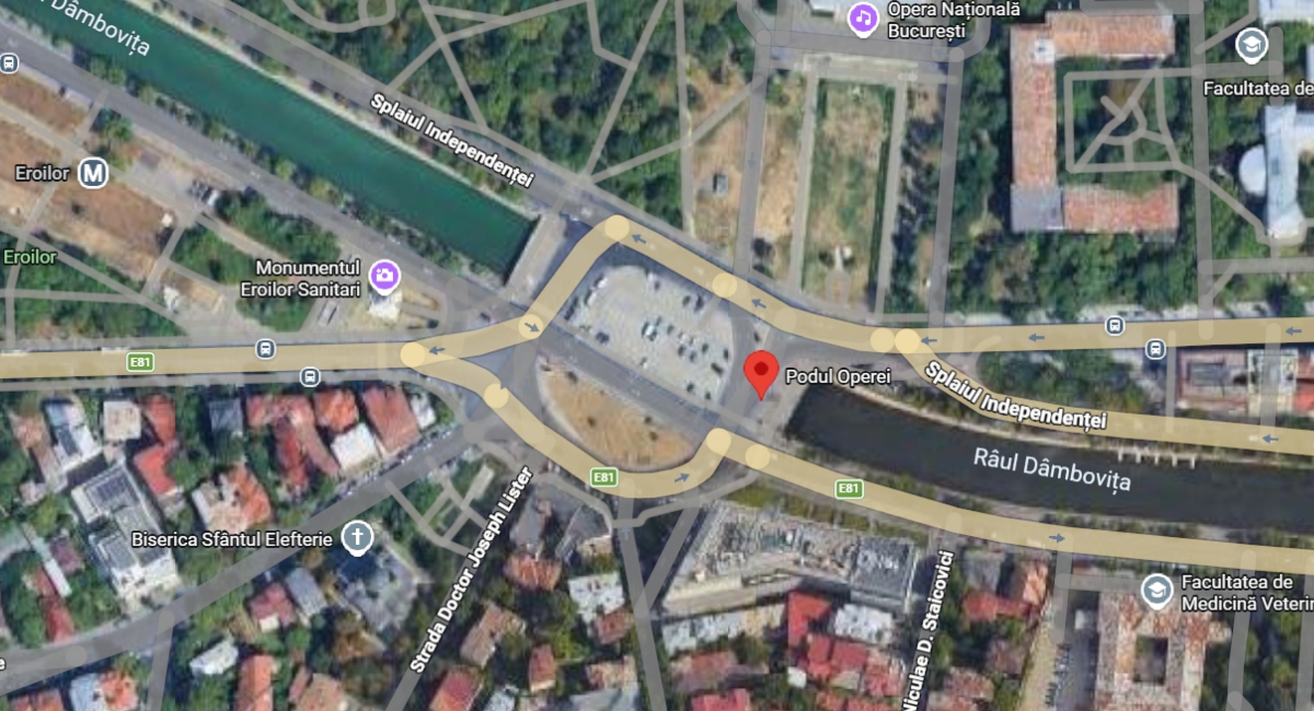 Reabilitarea Podului Operei proiect