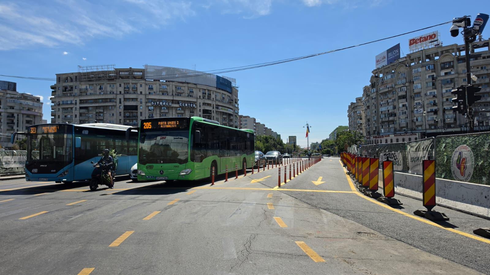 S-au ridicat restricțiile din Piața Unirii. Ce se întâmplă cu fântânile și parcul din centrul Bucureștiului după lucrările la planșeu