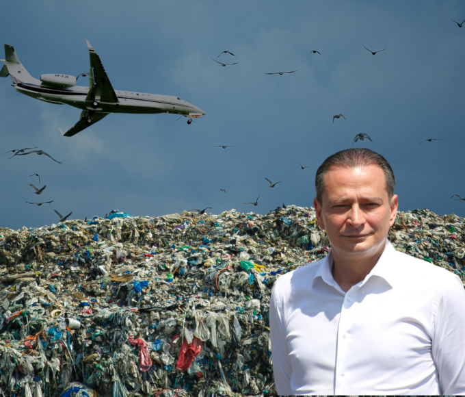 Patronul firmei de salubritate din Sectorul 4 și oameni-cheie din administrația Bucureștiului, pe lista zborurilor de lux. Numele care leagă contractele de gunoi de avioanele private
