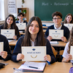 Elevii cu burse de merit din Sectorul 5 vor primi 300 de lei în plus. Proiectul intră la vot, în Consiliul Local. FOTO: Imagine creată cu AI
