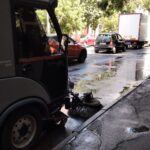 Primăria Sectorului 2 continuă „curățenia la bordură” pe Șoseaua Colentina. FOTO: PS2