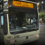 Linia de noapte N103 va avea un traseu modificat de mâine până la finalul lunii octombrie. FOTO: TPBI