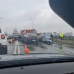 Accident Pod Pipera trei mașini și un STB