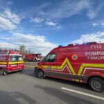 Accident grav pe DN 7, la Buftea. Două persoane au murit după ce un microbuz s-a ciocnit cu o autobasculantă