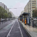 Bd Chișinău bandă unică lucrări tramvai