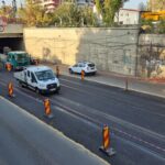 Se redeschide circulația pe două benzi pe sens în zona Podului Constanța. Modernizarea șinei de tramvai a fost finalizată