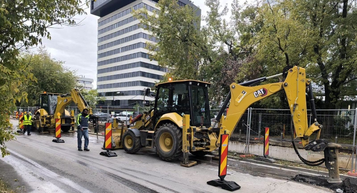 Au început lucrările de montare a noilor șine de tramvai pe Șoseaua Petricani și bulevardul Dimitrie Pompeiu