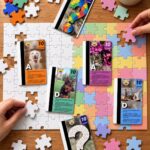 Cartele puzzle pentru adopția animalelor. Campania Metrorex continuă și anul acesta. FOTO: Metrorex