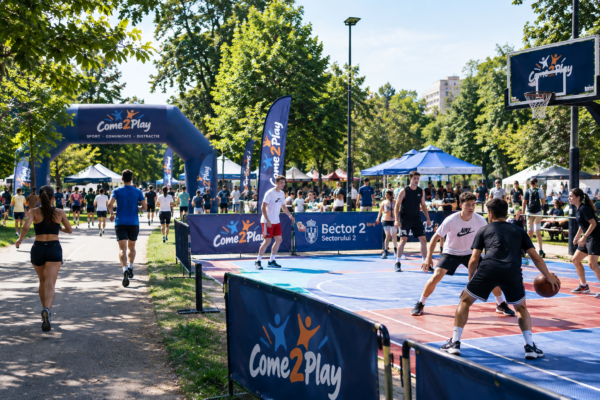 Weekend sportiv în Parcul Național. Bucureștenii din Sectorul 2 așteptați la competiția Come2Play. FOTO: AI