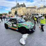 Accidente la Super Rally București. Foto: Facebook/ Sorin Mihoc