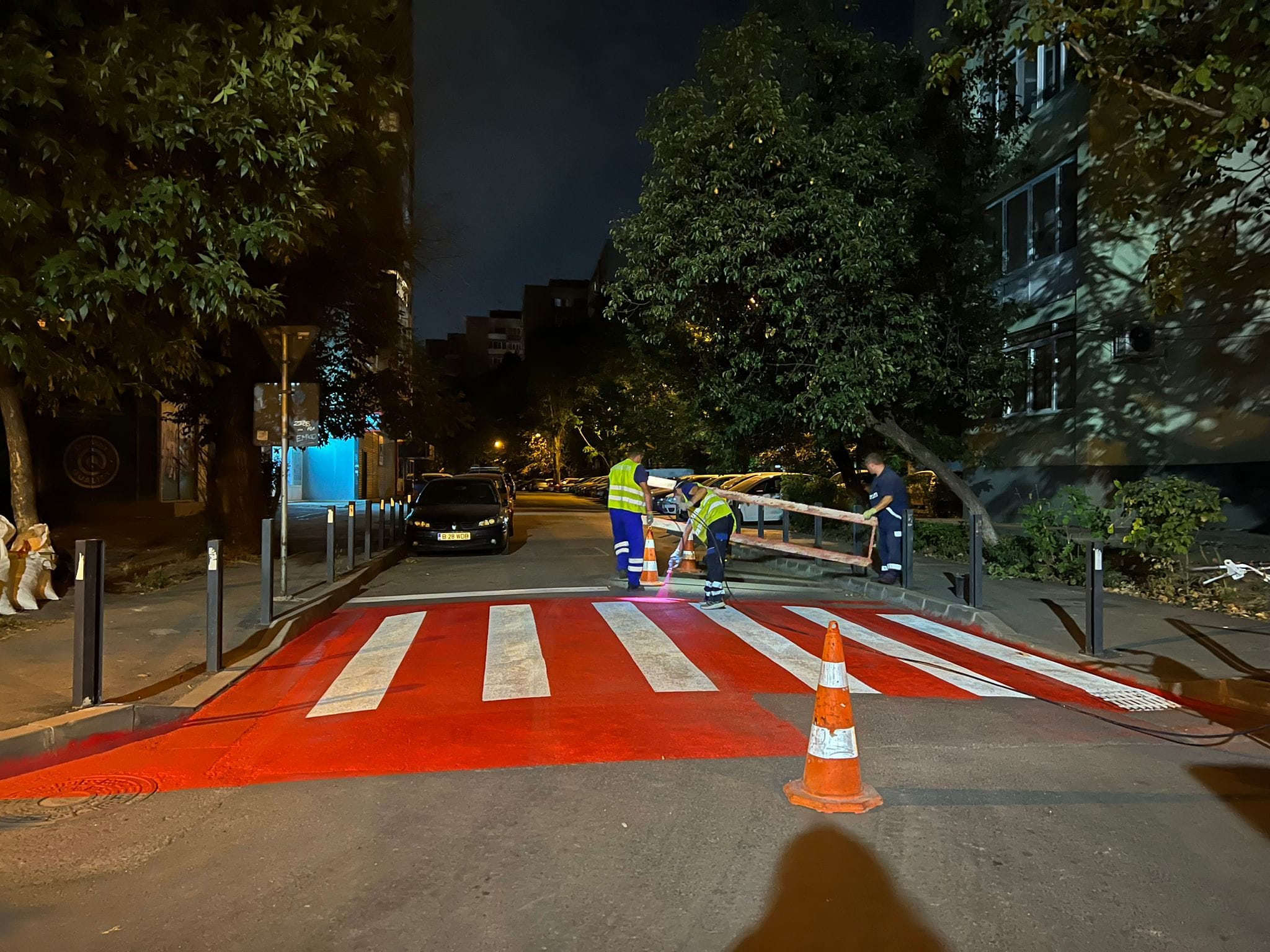 Exproprieri de 1,4 milioane de euro pe Drumul Osiei. Noaptea trecută au fost puse marcajele pe strada aflată în proces de modernizare