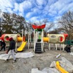 ALPAB amenajează un nou loc de joacă, în Parcul Tineretului. FOTO: PMB