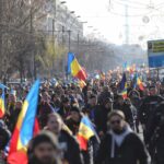 Adepții lui Georgescu. Foto: Inquam Photos / Adriana Neagoe