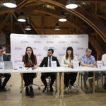 Clotilde Armand, Claudiu Năsui, Cristina Prună, la o conferinţă din aprilie 2024. FOTO: George Călin / INQUAM