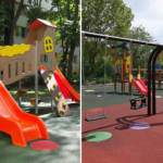 Meciul primarilor din Sectorul 2, faza pe locuri de joacă FOTO: Facebook / Primăria Sectorului 2 București