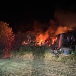 Incendiu la Jilava. Foto ISU-BIF