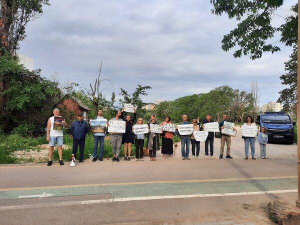 Lanț uman în jurul zonei retrocedate din IOR