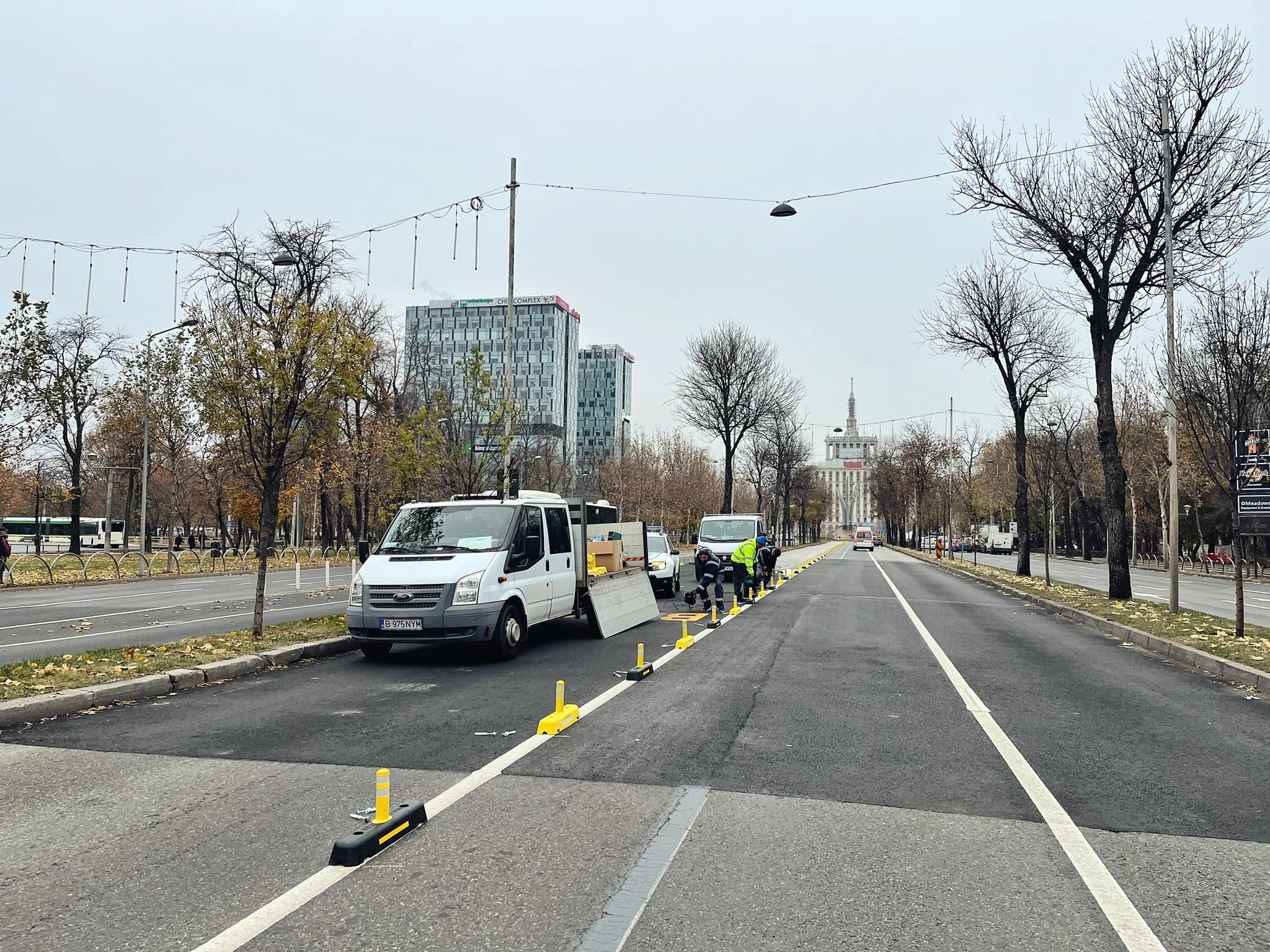 Încă o bandă exclusiv pentru transportul în comun, de la jumătatea lunii decembrie