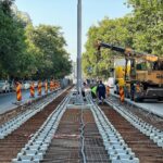 Lucrările pentru reabilitarea liniei 5 au fost reluate. Sursă foto: Arhivă/ FB/ Stelian Bujduveanu