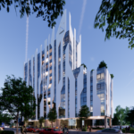 Machetă cu proiectul imobiliar din București, publicată de firma Nordis. FOTO: nordis.ro