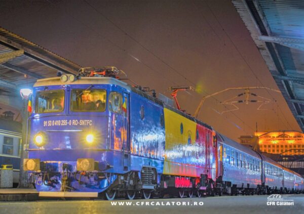 „Trenul Unirii” pe ruta București-Iași. FOTO: Club Feroviar