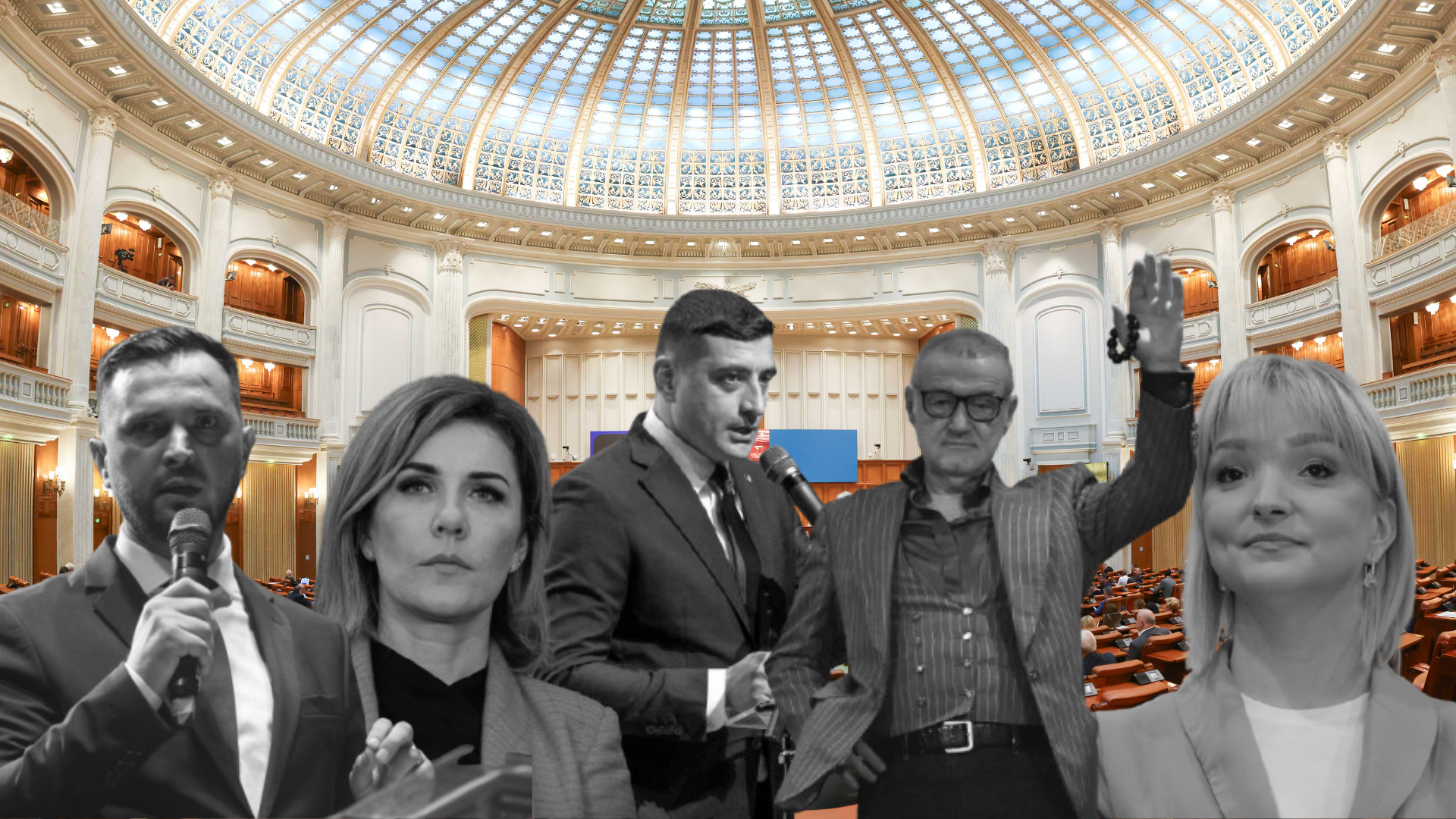 Parlamentare 2024 | AUR deschide lista la deputaţi cu Simion, Becali şi fiica lui Vadim. La Senat, cap de listă e Petrişor Peiu