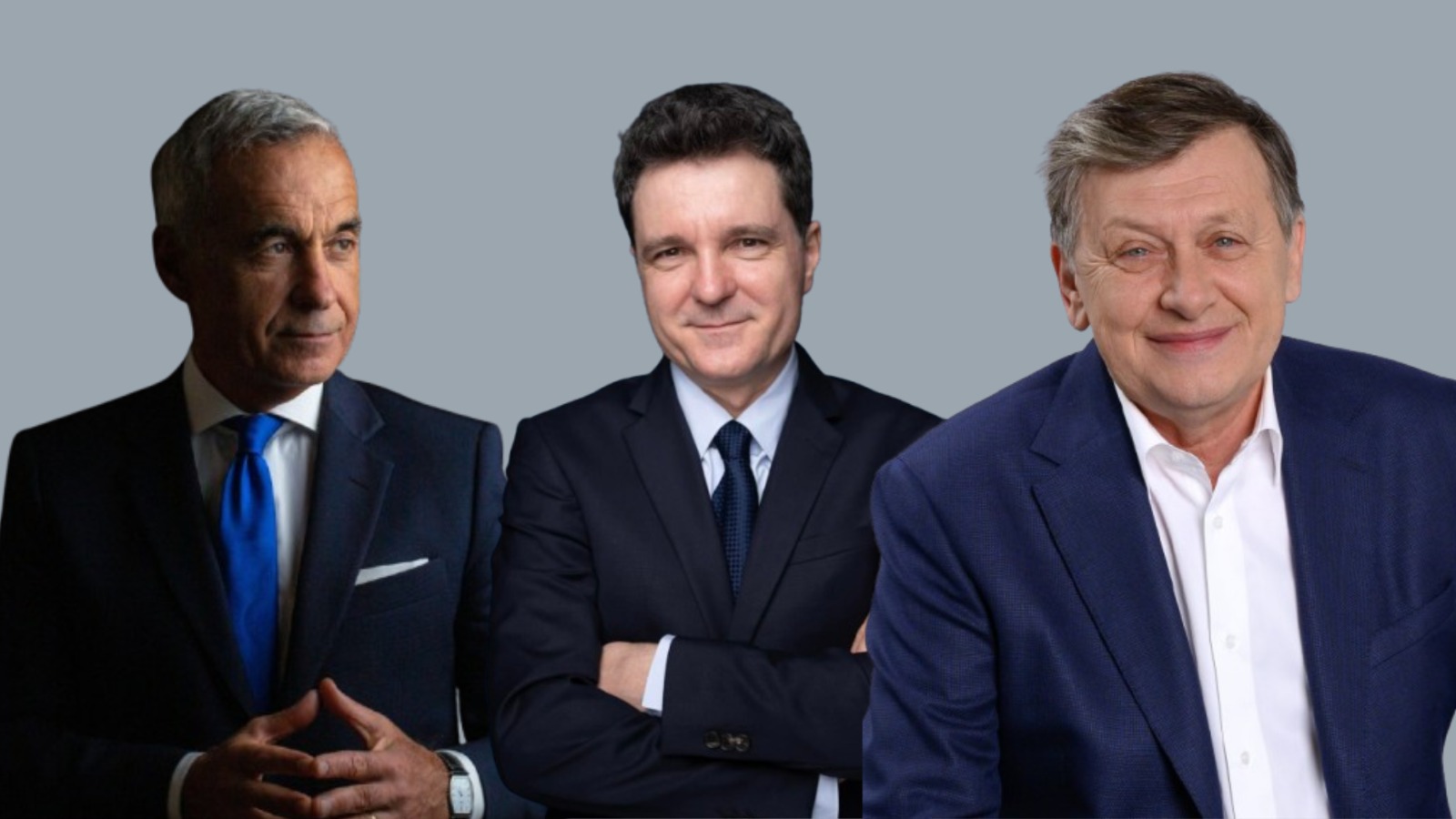 Sondaj pentru alegerile prezidenţiale, principalii trei competitori