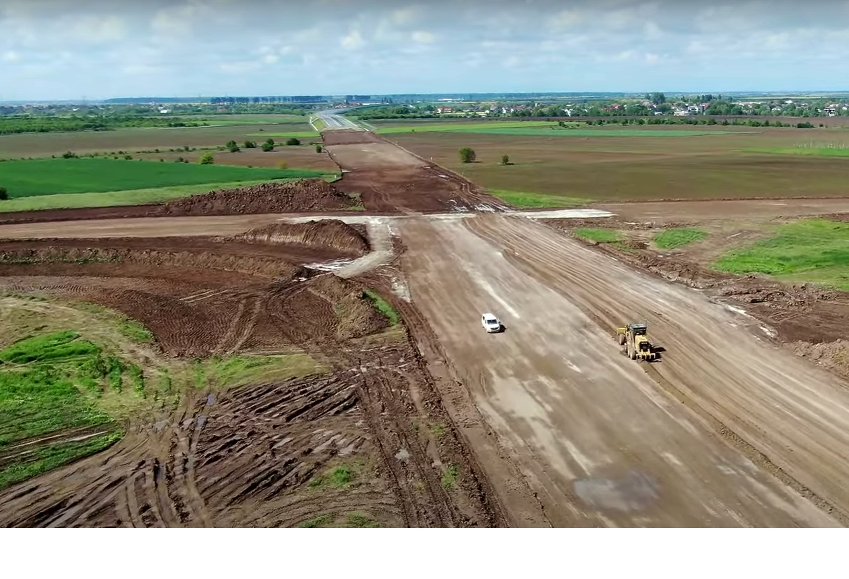 VIDEO | Chinezii au început lucrările la joncțiunea E85 cu „autostrada muzeu” din Nordul Capitalei înainte de termen
