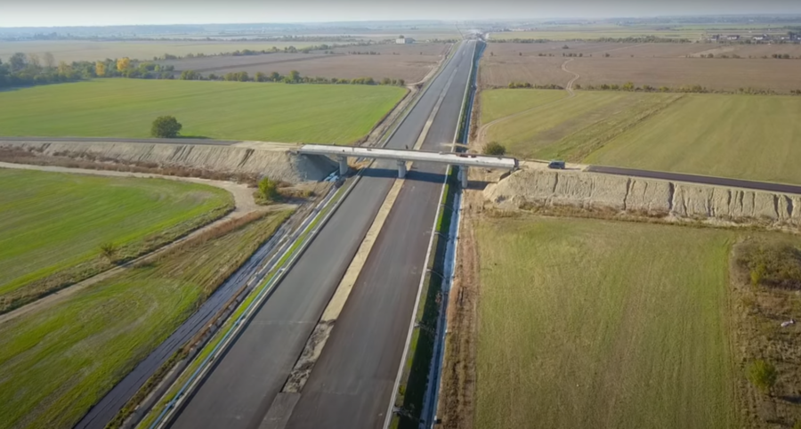 Autostrada București Sud finalizată în aprilie, anunță constructorul de pe lotul 3
