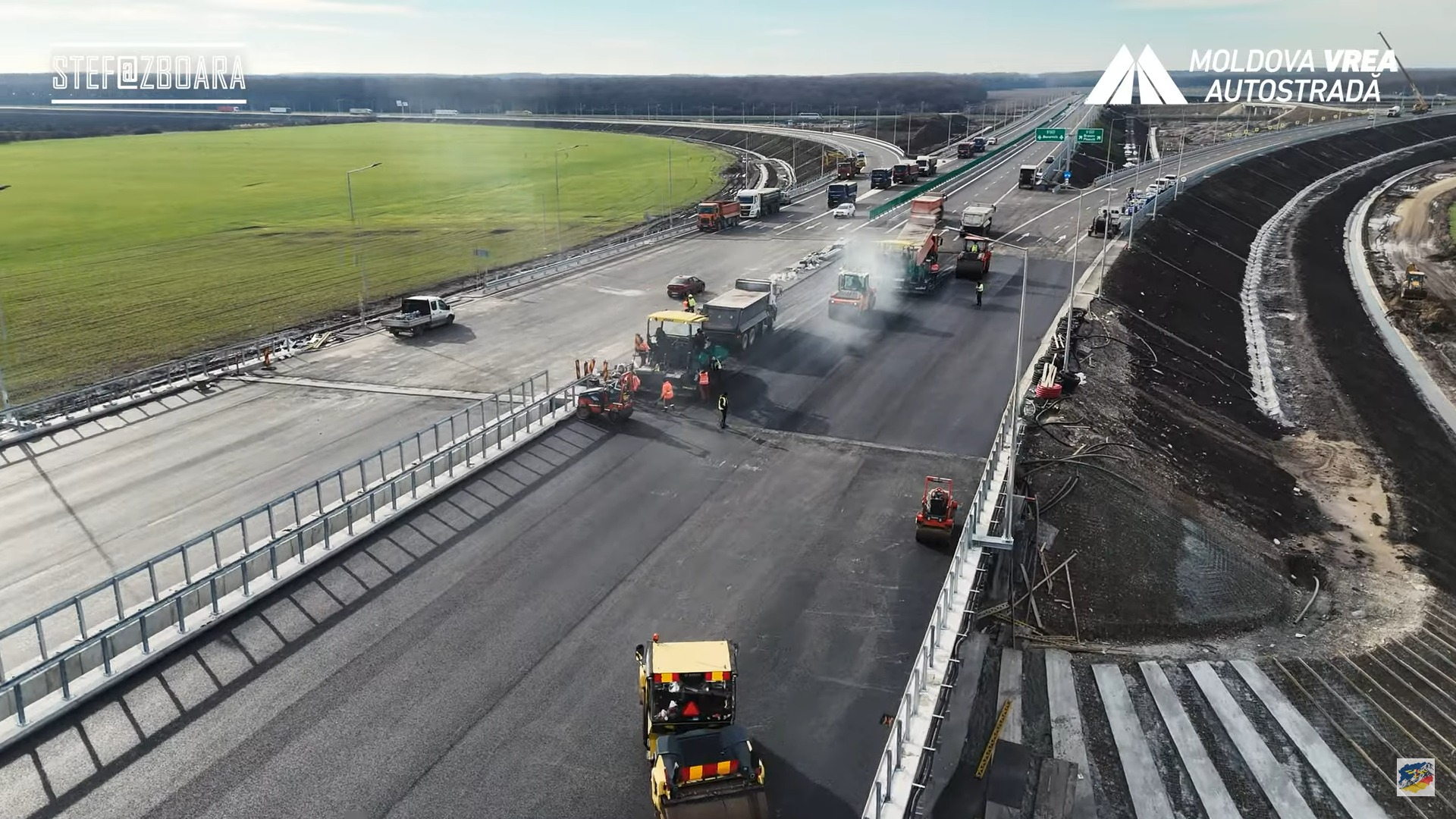 De ce nu va mai fi deschis un tronson de pe autostrada care leagă București de Moldova, deși este 99% gata