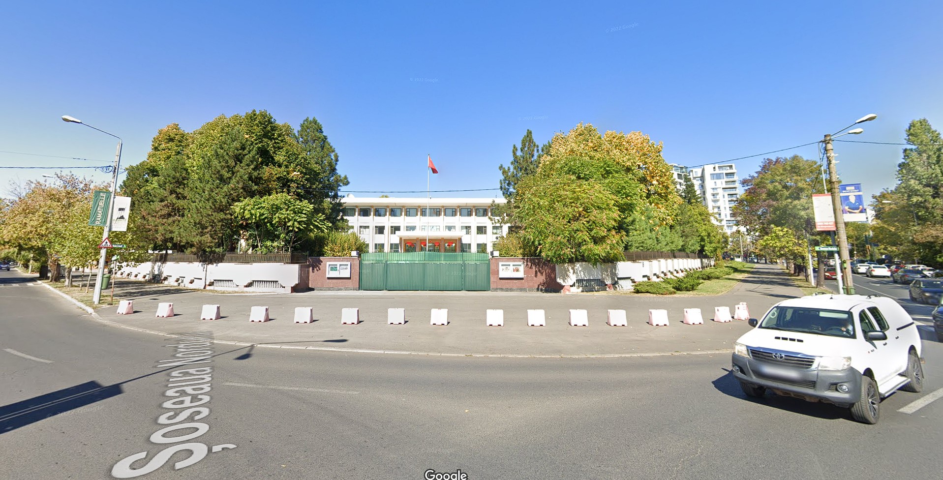 Protest la Ambasada Chinei din Capitală împotriva guvernului de la Beijing