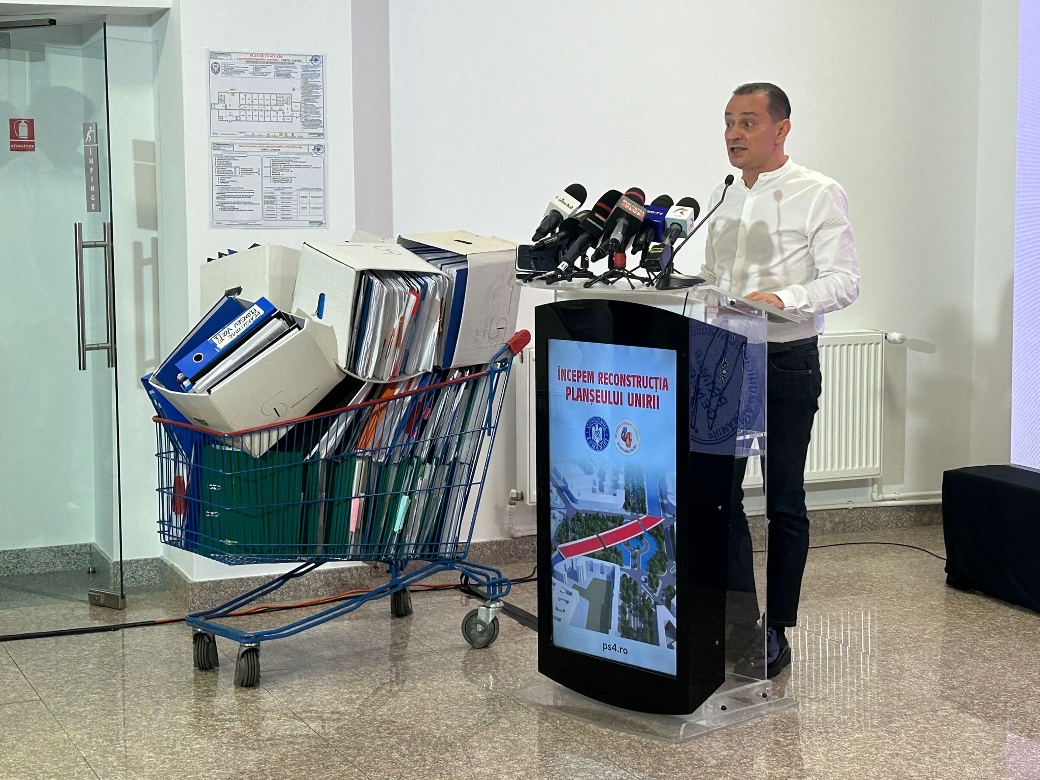 VIDEO | Daniel Băluță despre lucrările începute la planșeul Unirii: Autorizația de construcție a fost emisă de Primăria Sectorului 3