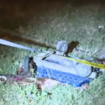 Un bărbat a cărat cadavrul iubitei sale, în cărucior. Captură video