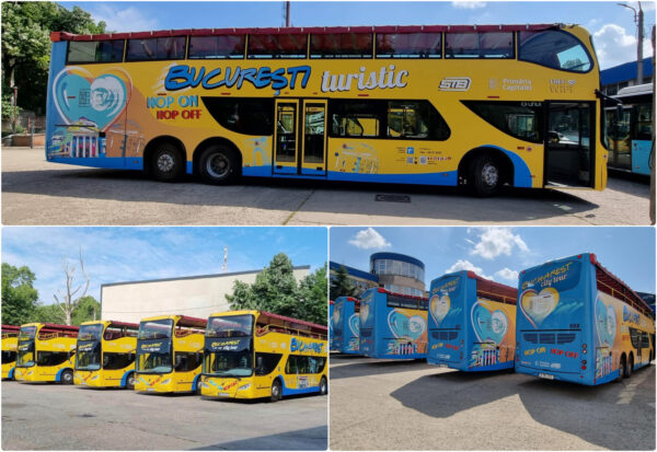 Autobuzele turistice din Bucureşti