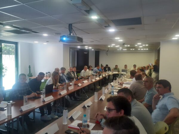 Consultare cu proiectanţii pe marginea caietului de sarcini pentru drumul de mare viteză Bucureşti-Giurgiu. FOTO: CNIR