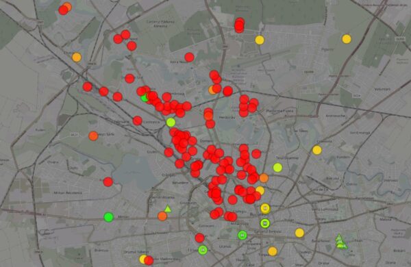 Nor toxic deasupra Capitalei, dumincă dimineață