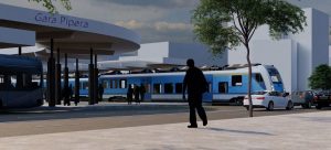 Tren metropolitan doar pe zona de nord