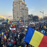 Turul Bucureștiului, cu protestatarii AUR, în imagini