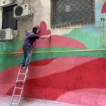 Blocul Wilson, de la ziduri cenușii la pereți colorați și plini de viață. FOTO: Cătălin Anghel-Dimache