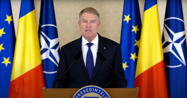 Klaus Iohannis. Captură Youtube / Administraţia Prezidenţială