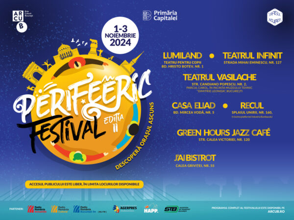 Festivalul PeriFEERIC 2024. Ateliere, muzică și teatru, in zone inedite. FOTO: Arcub