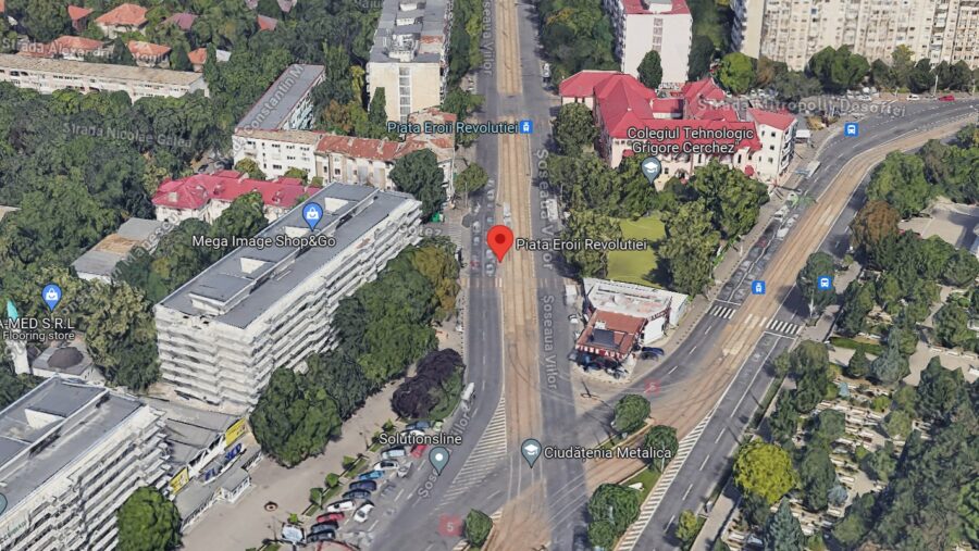 Stațiile de tramvai „Piața Eroii Revoluției”, de pe Șos. Viilor